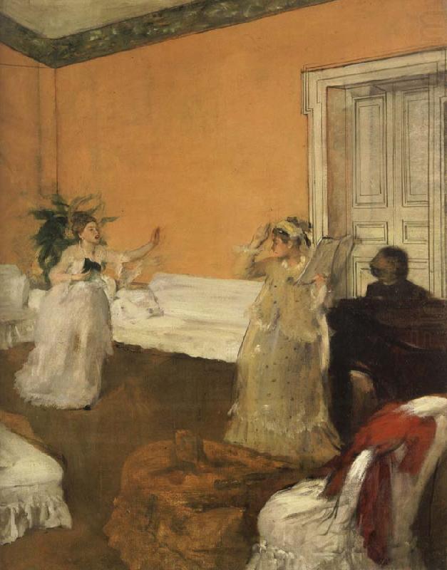Edgar Degas The Song Rehearsal oil painting picture